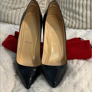 Christian Louboutin Shiny Black Heels